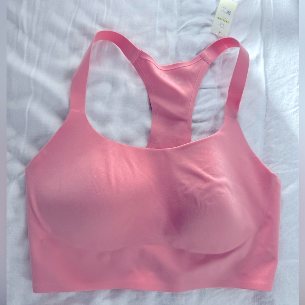 Aerie Pink Racerback Sports Bra for Intimates & Sleepwear